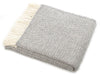 Illusion Pure New Wool Throw - Grey
