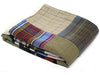 Patchwork Pure New Wool Throw - Tartan