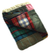 Patchwork Pure New Wool Throw - Tartan