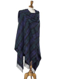 Tartan Lambswool Shawl - Black Watch