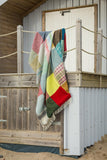 Patchwork Pure New Wool Throw - Random Check
