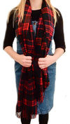 Tartan Lambswool Wide Scarf - Macdonald