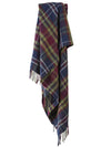 Tartan Pure New Wool Blanket - Morello