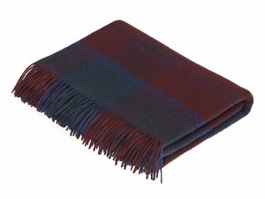 Tartan Merino Lambswool Blanket - Lindsay