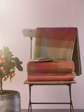 Harlequin Check Pure New Wool Throw - Sunshine