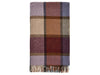 Pateley Merino Lambswool Throw - Damson