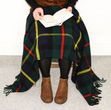 Tartan Pure New Wool Blanket - Hunting Macleod