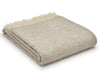 Herringbone Pure New Wool Throw - Hazel