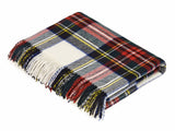 Tartan Merino Lambswool Blanket - Dress Stewart