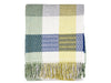 Patchwork Merino Lambswool Throw - Pasture