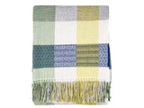 Patchwork Merino Lambswool Throw - Pasture