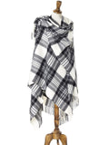 Tartan Lambswool Shawl - Dress Grey Stewart