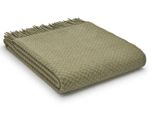 Wafer Pure New Wool Throw - Sage