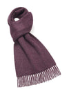 Plain Lambswool Scarf - Burgundy