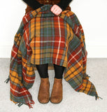 Tartan Pure New Wool Blanket - Antique Buchanan