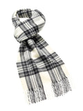 Tartan Lambswool Scarf - Dress Grey Stewart