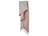 Dartmoor Reversible Pure New Wool Throw - Sunken Pink