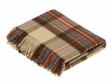 Tartan Merino Lambswool Blanket - Antique Dress Stewart