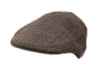 Garforth Tweed Flat Cap - Nidd Brown/Red