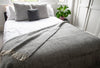 Illusion Pure New Wool Throw - Grey