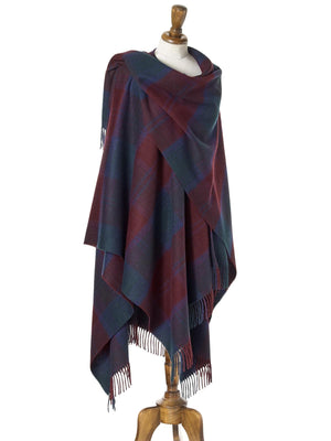 Tartan Lambswool Shawl - Lindsay