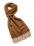 Plain Lambswool Scarf - Chocolate