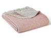 Dartmoor Reversible Pure New Wool Throw - Sunken Pink