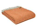 Boa Pure New Wool Throw - Pumpkin Orange