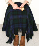 Tartan Pure New Wool Blanket - Black Watch