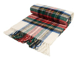 Tartan Pure New Wool Blanket - Dress Stewart