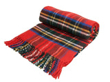 Tartan Pure New Wool Blanket - Royal Stewart