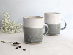 Hand-Thrown Ceramic Cosy Mug - Misty Morning