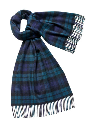 Tartan Lambswool Scarf - Black Watch