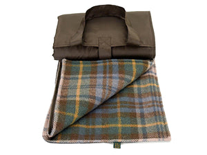 Tartan Waterproof Eventer Picnic Blanket - Antique Dress Gordon