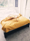 Honeycomb Pure New Wool Throw - Golden Yellow