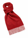 Plain Lambswool Scarf - Red Scarlet