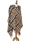 Tartan Lambswool Shawl - Camel Thompson