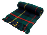 Tartan Pure New Wool Blanket - Hunting Macleod