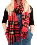 Tartan Lambswool Scarf - Royal Stewart