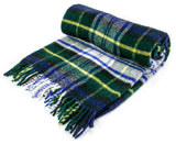 Tartan Pure New Wool Blanket - Dress Gordon