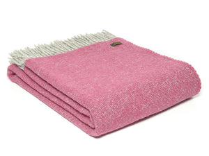 Boa Pure New Wool Throw - Pink