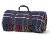 Tartan Waterproof Polo Picnic Blanket - Morello