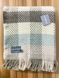 Random Check Celtic Weave Recycled Wool Throw