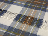 Tartan Lambswool Scarf - Muted Blue Stewart