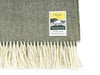 Herringbone Pure New Wool Blanket - Green