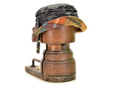 Tartan Wax Cloche Hat - Brown/Antique Buchanan