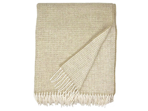 Clova Merino Lambswool Throw - Moss