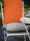 Illusion Pure New Wool Throw - Pumpkin