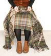 Tartan Pure New Wool Blanket - Antique Dress Gordon