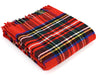 Tartan Pure New Wool Blanket - Royal Stewart
